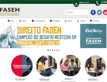Tablet Screenshot of faseh.edu.br